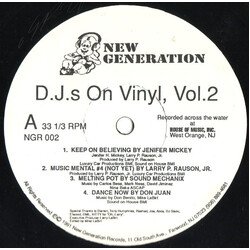 Various D.J.s On Vinyl, Vol. 2 USED VINYL 12INCH 33 S RPM