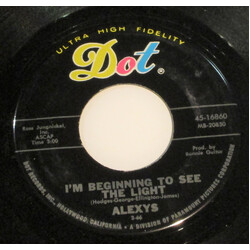 Alexys Guitar I'm Beginning To See The Light / A Cold And Lonely Room USED VINYL 7INCH 45 RPM