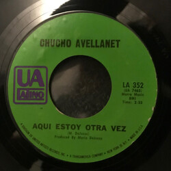 Chucho Avellanet Love Story (Where Do I Begin) (Historia De Amor) / Aqui Estoy Otra Vez USED VINYL 7INCH 45 RPM