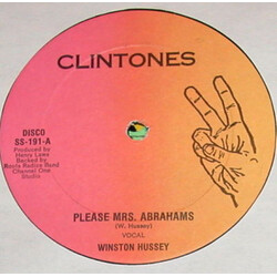 Winston Hussey Please Mrs. Abrahams USED VINYL 12INCH 45 RPM SINGLE STEREO