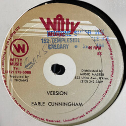 Earl Cunningham Let Me Have Your Name And Number USED VINYL 12INCH 45 RPM SINGLE