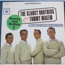 The Clancy Brothers & Tommy Makem Hearty And Hellish - A Live Nightclub Performance Vinyl LP USED