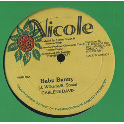 Carlene Davis Baby Bunny USED VINYL 12INCH 45 RPM