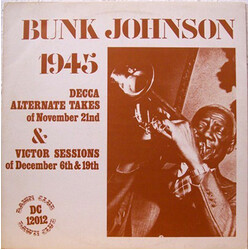 Bunk Johnson And His New Orleans Band Bunk Johnson In New York 1945 Vinyl LP USED