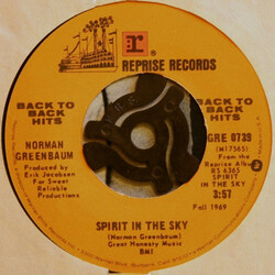 Norman Greenbaum Spirit In The Sky / Canned Ham USED VINYL 7INCH 45 RPM REISSUE