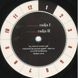 Oliver Lieb Monkey I USED VINYL 12INCH