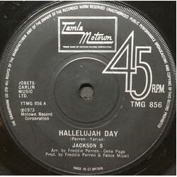 The Jackson 5 Hallelujah Day USED VINYL 7INCH 45 RPM SINGLE