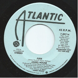James House Jude USED VINYL 7INCH 45 RPM PROMO STEREO