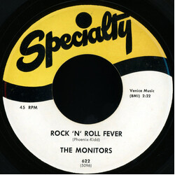 The Monitors (4) Rock 'N' Roll Fever / Closer To Heaven USED VINYL 7INCH 45 RPM SINGLE