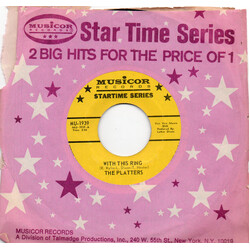 The Platters With This Ring / Washed Ashore (On A Lonely Island In The Sea) USED VINYL 7INCH 45 RPM SINGLE