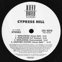 Cypress Hill Worldwide USED VINYL 12INCH 33 S RPM PROMO