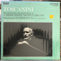 Arturo Toscanini / NBC Symphony Orchestra Mendelssohn - A Midsummer Night's Dream * Schumann - Symphony No. 3 Vinyl LP USED