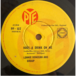 Lonnie Donegan Have A Drink On Me / Seven Golden Daffodils Vinyl 7" USED