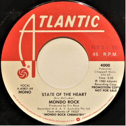 Mondo Rock State Of The Heart USED VINYL 7INCH 45 RPM PROMO STYRENE STEREO MONO