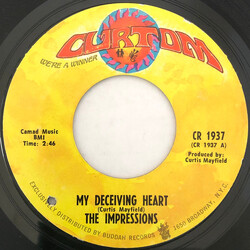 The Impressions My Deceiving Heart USED VINYL 7INCH 45 RPM SINGLE STYRENE