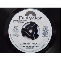 The Faraghers Mystic Eyes USED VINYL 7INCH 45 RPM SINGLE PROMO STEREO