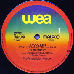 Fern Kinney Groove Me USED VINYL 12INCH 33 S RPM SINGLE