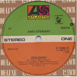 Amii Stewart Jealousy USED VINYL 12INCH SINGLE 45 RPM