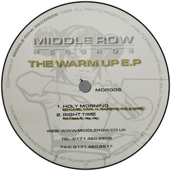 Various The Warm Up E.P VINYL 12" USED