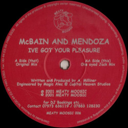 McBain & Mendoza I've Got Your Pleasure USED VINYL 12INCH