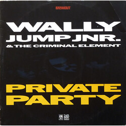 Wally Jump Jr & The Criminal Element Private Party USED VINYL 12INCH 45 RPM