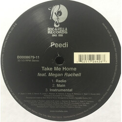 Peedi Crakk Take Me Home USED VINYL 12INCH 33 S RPM STEREO