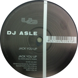 DJ Asle Jack You Up USED VINYL 12INCH 45 RPM