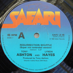 Tony Ashton / Lynda Hayes Resurrection Shuffle (Super Mix Extended Version) USED VINYL 12INCH 45 RPM