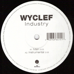 Wyclef Jean Industry Vinyl 12" USED