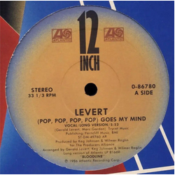 Levert (Pop, Pop, Pop, Pop) Goes My Mind Vinyl 12" USED