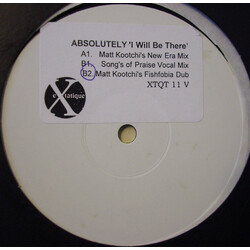 Absolutely I Will Be There USED VINYL 12INCH PROMO WHITE LABEL