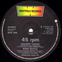 Rose Royce Golden Touch USED VINYL 12INCH 45 RPM