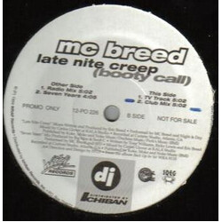 MC Breed Late Nite Creep (Booty Call) USED VINYL 12INCH PROMO