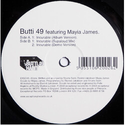 Butti 49 / Maiya James Incurable USED VINYL 12INCH 33 S RPM