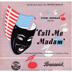 Ethel Merman Songs From Call Me Madam Vinyl LP USED