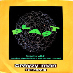 Blast / V.D.C. Crayzy Man (12" Remix) USED VINYL 12INCH 33 S RPM SINGLE