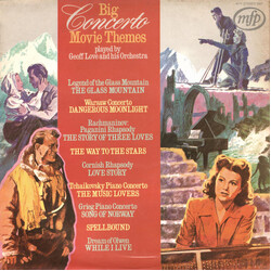 Geoff Love & His Orchestra Big Concerto Movie Themes Vinyl LP USED
