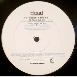 Blood Thinking About It USED VINYL 12INCH PROMO