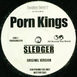 Davy T / Porn Kings Sledger USED VINYL 12INCH PROMO 33 S RPM