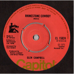 Glen Campbell Rhinestone Cowboy Vinyl 7" USED