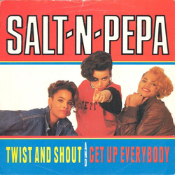 Salt 'N' Pepa Twist And Shout / Get Up Everybody Vinyl 7" USED