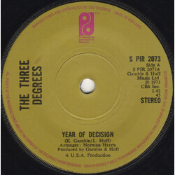 The Three Degrees Year Of Decision USED VINYL 7INCH 45 RPM SINGLE