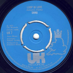 Shag (3) Loop Di Love Vinyl 7" USED