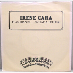 Irene Cara Flashdance.....What A Feeling USED VINYL 7INCH 45 RPM SINGLE