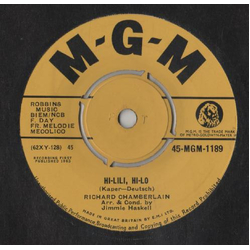 Richard Chamberlain Hi-Lili, Hi-Lo Vinyl 7" USED