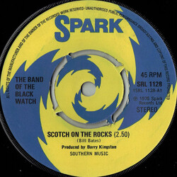The Band Of The Black Watch Scotch On The Rocks VINYL 7" USED