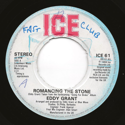 Eddy Grant Romancing The Stone Vinyl 7" USED