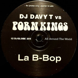 Davy T / Porn Kings La B-Bop USED VINYL 12INCH 45 RPM SINGLE SIDED PROMO