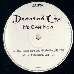 Deborah Cox It's Over Now USED VINYL 12INCH PROMO 33 S RPM