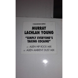 Murray Lachlan Young Simply Everyone's Taking Cocaine USED VINYL 12INCH 33 S RPM PROMO WHITE LABEL